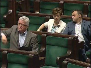 Poseł Bogdan Rzońca - Wystąpienie z dnia 24 lipca 2014 roku.