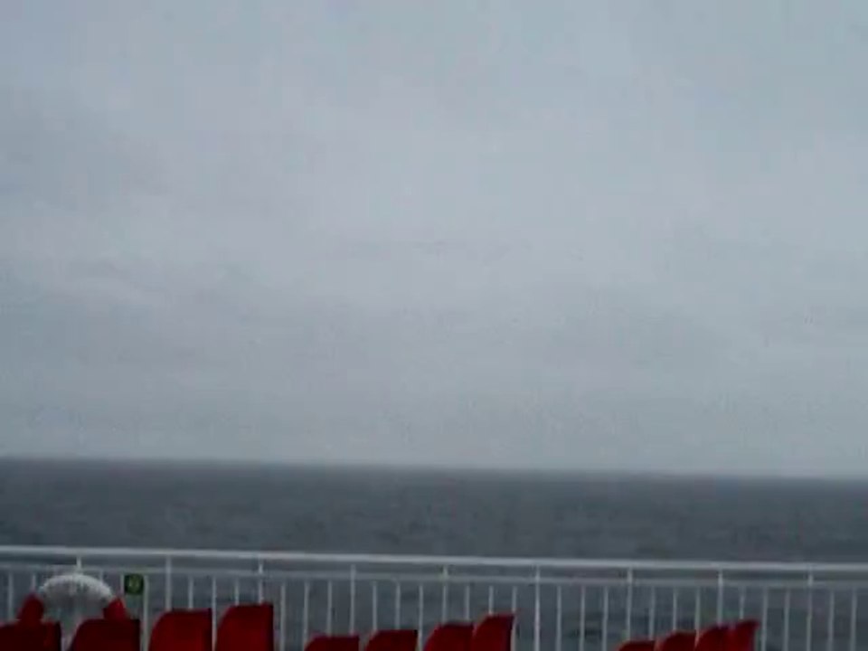Hold on tited she said on the ferry