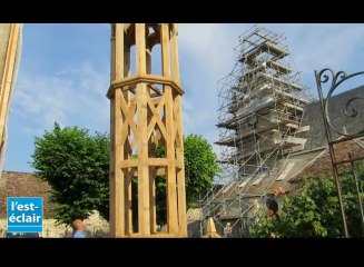 Un clocher neuf pour l'église classée de Marnay-sur-Seine