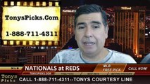 MLB Pick Cincinnati Reds vs. Washington Nationals Betting Line Odds Prediction Preview 7-26-2014