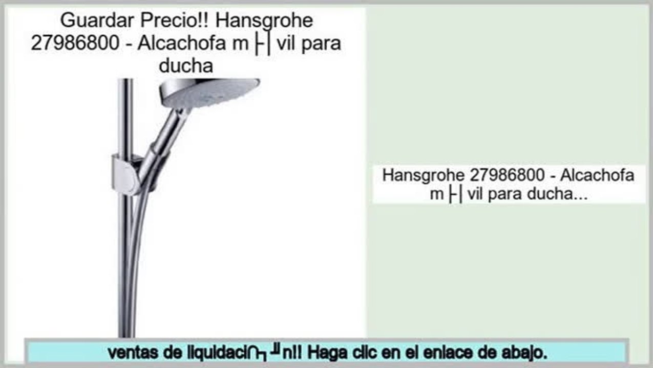 ofertas Hansgrohe 27986800 - Alcachofa móvil para ducha
