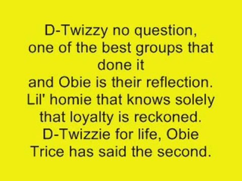 D12 - Loyalty (ft. Obie Trice) (Lyrics / Paroles)