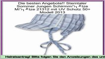 effizient Sterntaler Sommer Jungen Schirmm�tze M�tze 21312 mit UV Schutz 50  Modell 2013