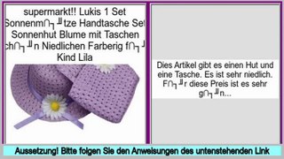 Finden Sie g�nstige Lukis 1 Set Sonnenm�tze Handtasche Set Sonnenhut Blume mit Taschen Sch�n Niedlichen Farberig f�r Kind Lila