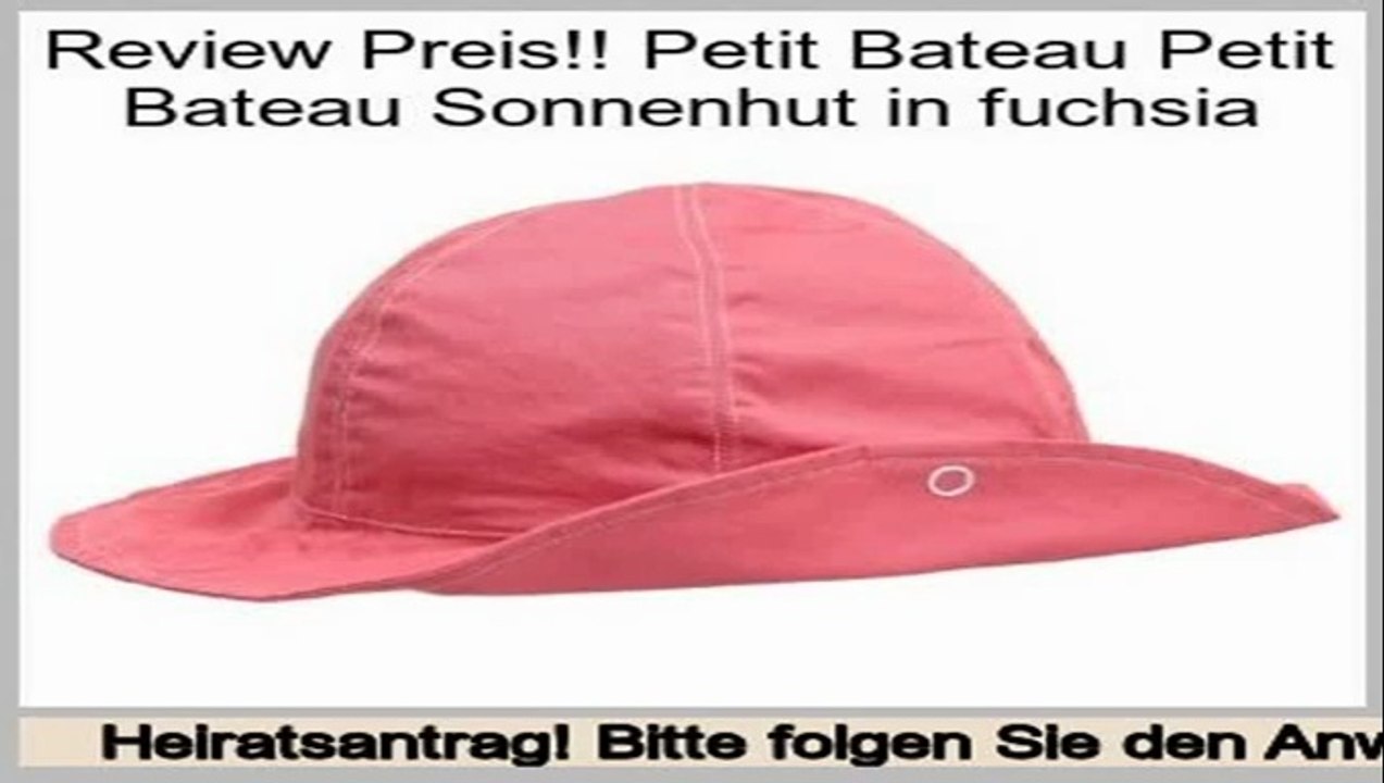 Wertung Petit Bateau Petit Bateau Sonnenhut in fuchsia