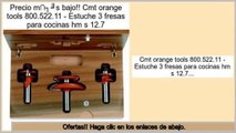 ofertas Cmt orange tools 800.522.11 - Estuche 3 fresas para cocinas hm s 12.7