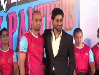 Abhishek Bachchan introduces 'Jaipur Pink Panthers'