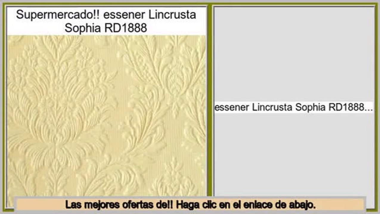 Las mejores ofertas de essener Lincrusta Sophia RD1888