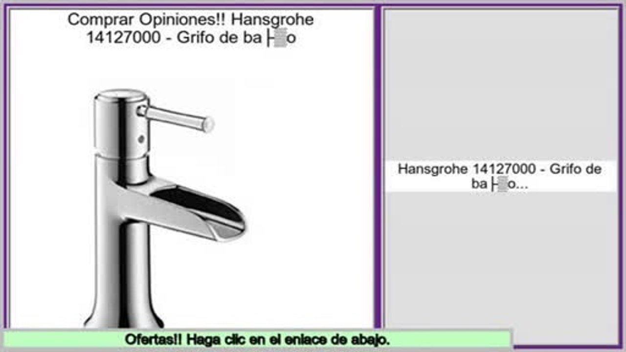 ventas de liquidaci�n Hansgrohe 14127000 - Grifo de baño