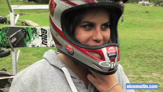 VIDEO. J'ai sauté à VTT sur un airbag à Auron... et j'ai crié