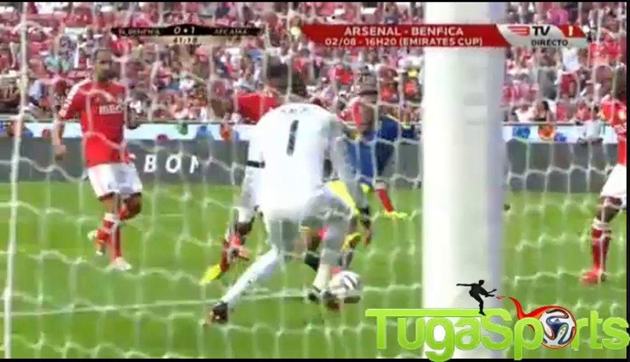 Benfica 0 Ajax 1 Eusébio Cup 2014