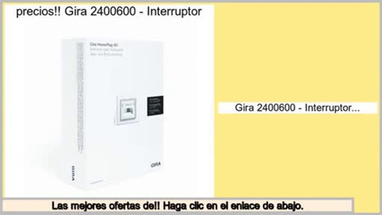 ofertas Gira 2400600 - Interruptor
