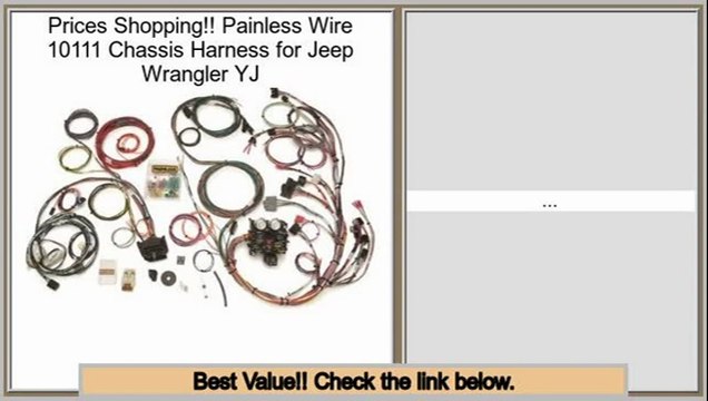 Reviews And Ratings Painless Wire 10111 Chassis Harness for Jeep Wrangler YJ