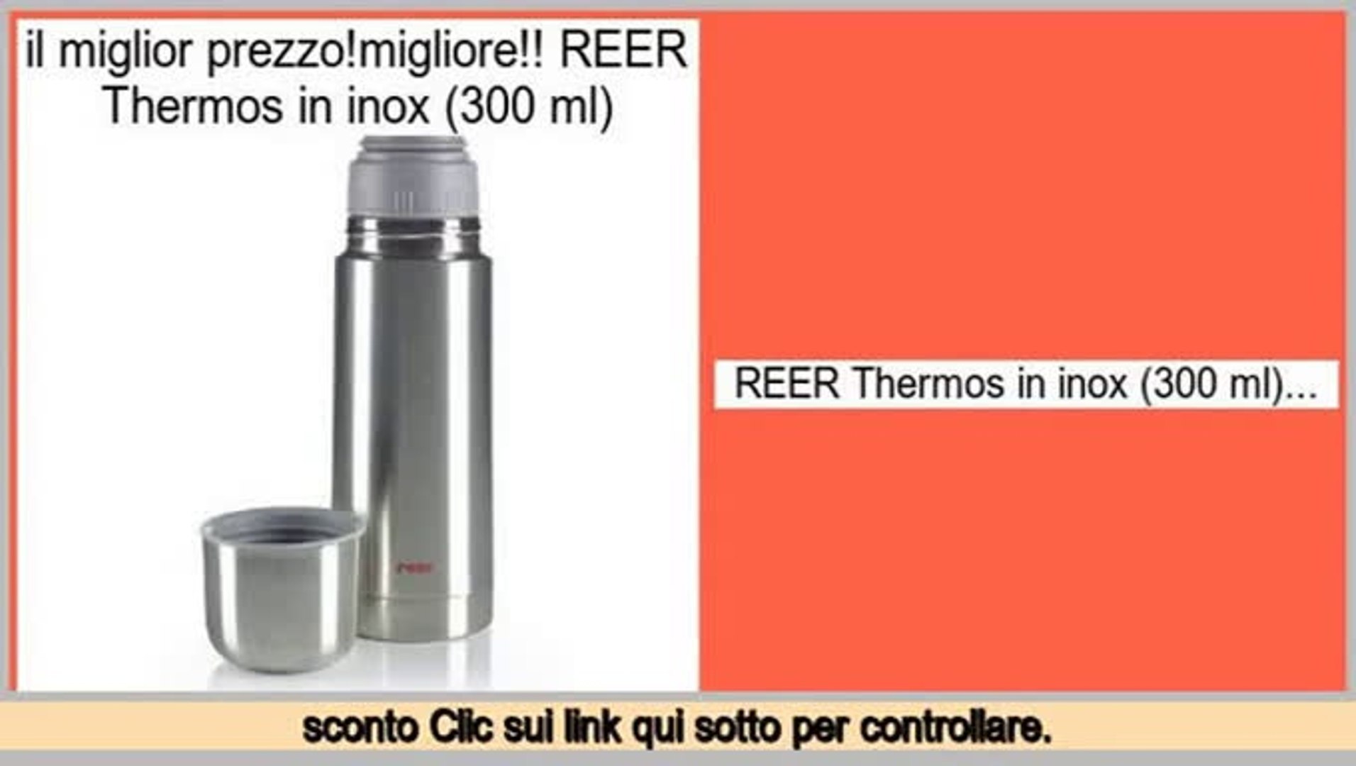 confronto REER Thermos in inox (300 ml) - video Dailymotion