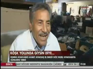 Cumhurbaşkanı Adayı Başbakan Erdoğan'ın 10 Ağustosta Giyeceği Ayakkabı İzmir’de Bir Ayakkabıcı Tarafından Hazırlandı