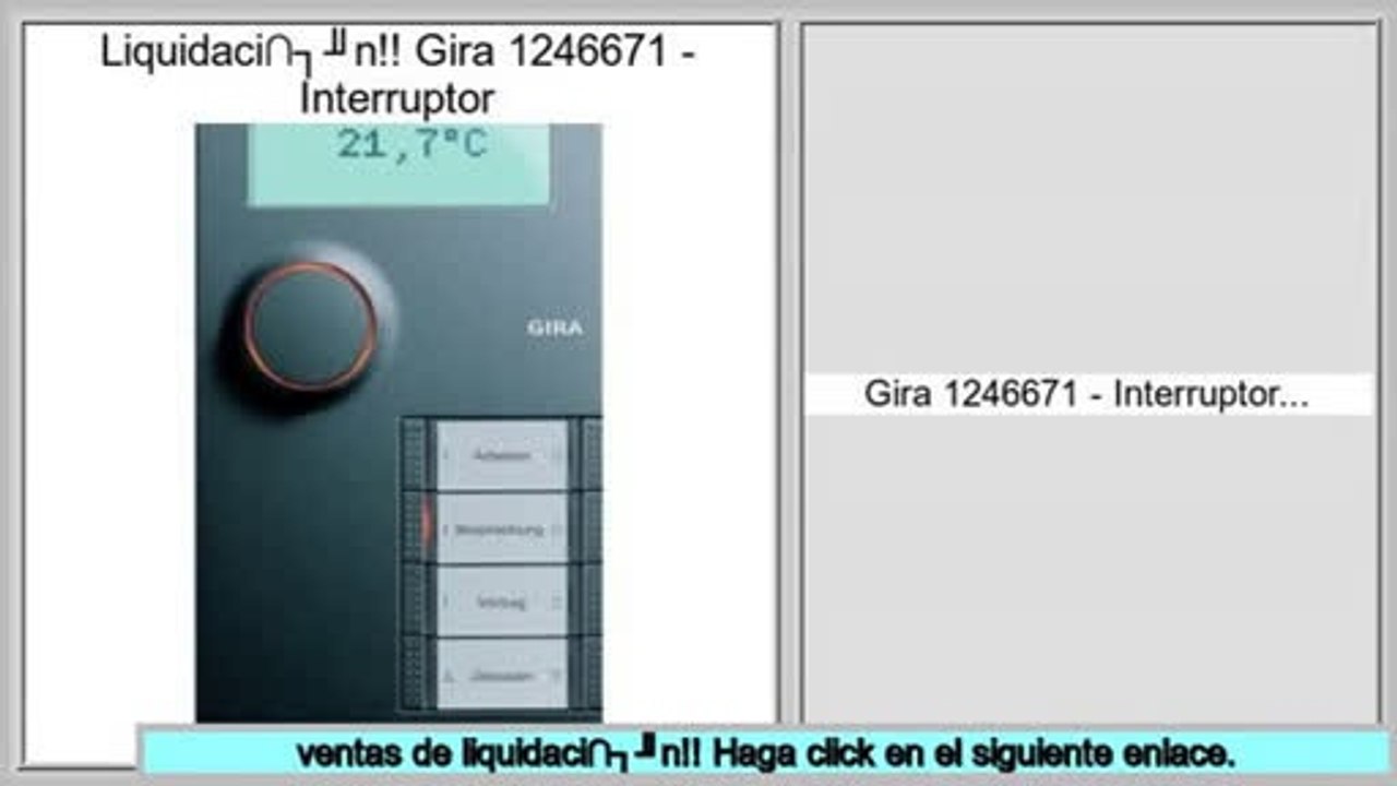 ventas de liquidaci�n Gira 1246671 - Interruptor
