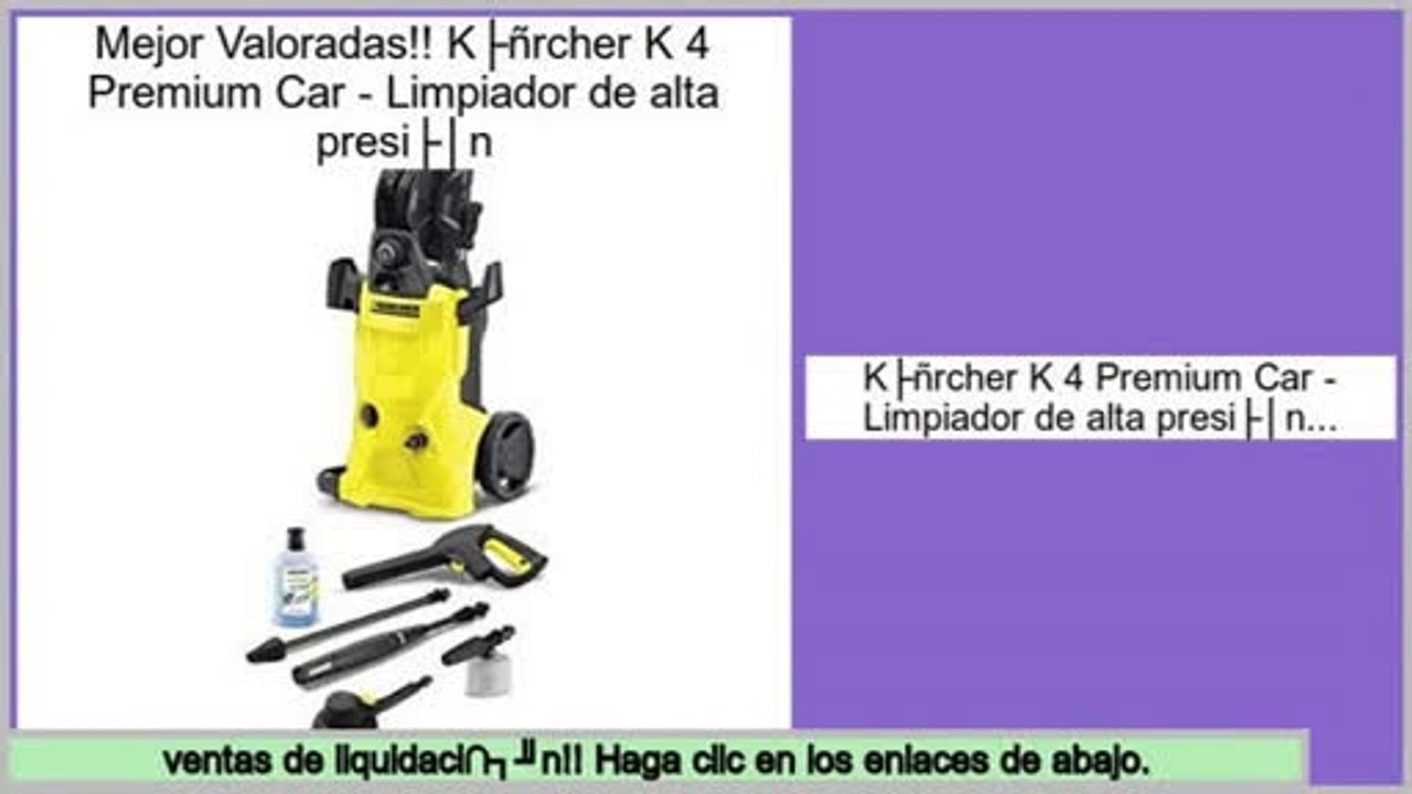 Los m�s vendidos Kärcher K 4 Premium Car - Limpiador de alta presión