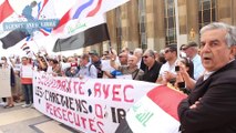 Rassemblement en soutien aux chrétiens d'Irak - Trocadéro, Paris