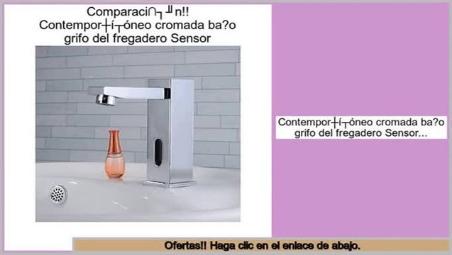 ofertas Contemporš¢neo cromada ba?o grifo del fregadero Sensor