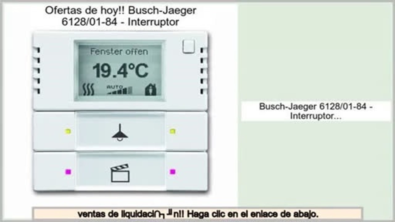ventas de liquidaci�n Busch-Jaeger 6128/01-84 - Interruptor