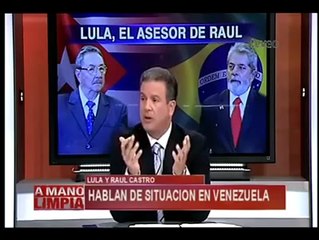 Lula é assessor de Raul Castro,  acusa canal americano.