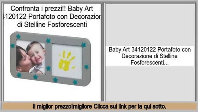 Confronta i prezzi Baby Art 34120122 Portafoto con Decorazione di Stelline Fosforescenti