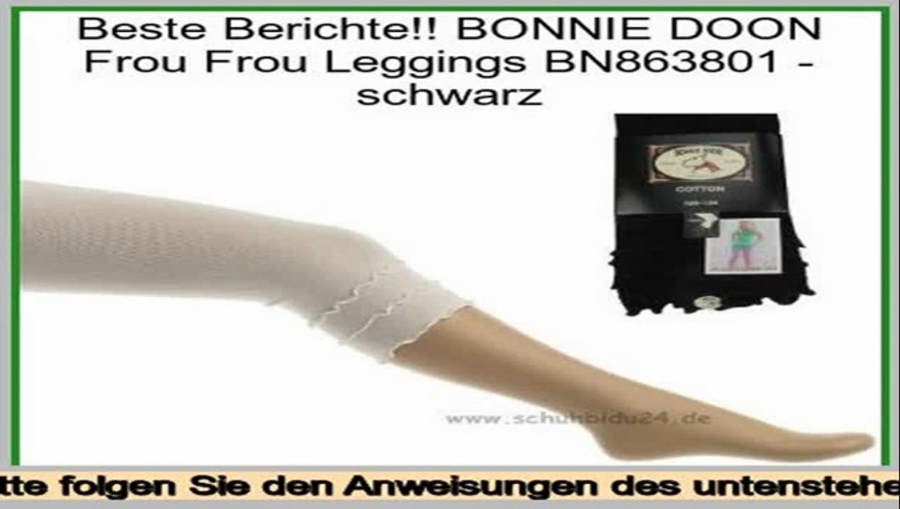 Bewertungen und Beurteilungen BONNIE DOON Frou Frou Leggings BN863801 - schwarz