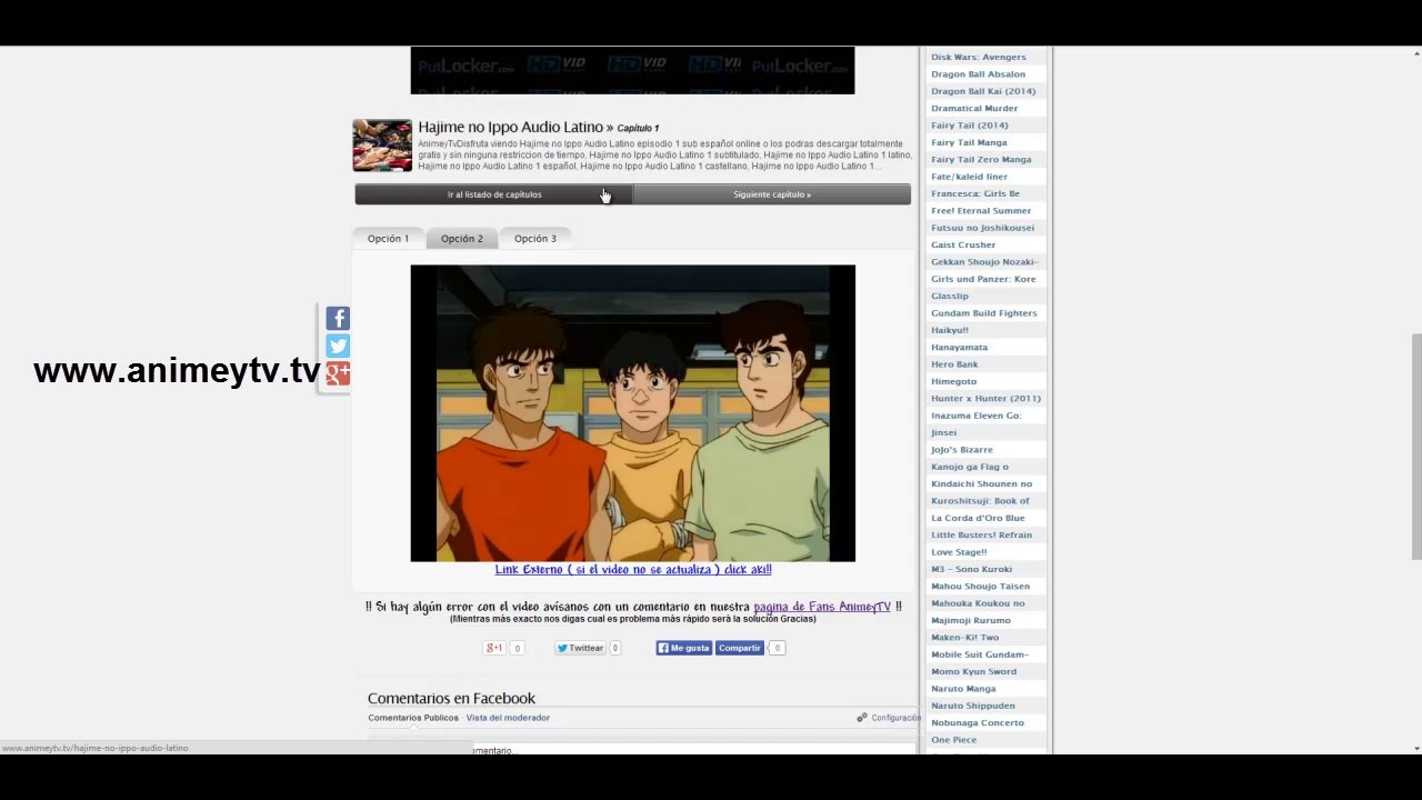 Todos los Capitulos de Hajime No Ippo Audio en Latino online