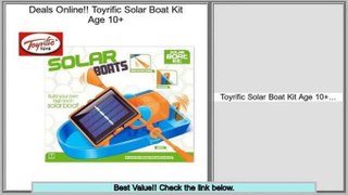 Sale Best Toyrific Solar Boat Kit Age 10+