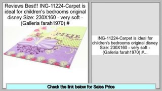 Consumer Reviews ING-11224-Carpet is ideal for children's bedrooms original disney Size: 230X160 - very soft - (Galleria farah1970) #