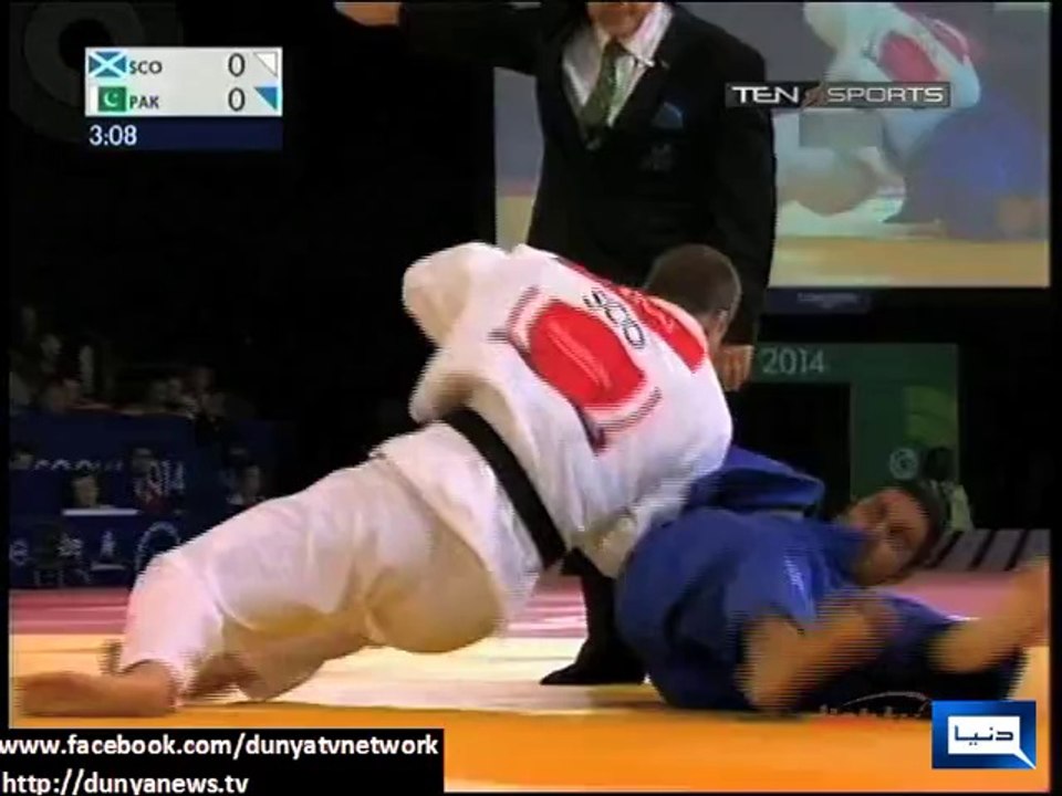 Glasgow 2014 Pakistan’s Shah Hussain beaten in judo final
