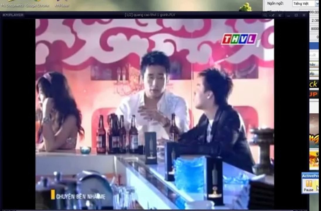 quang cao gai xinh thvl1