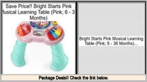 Reviews And Ratings Bright Starts Pink Musical Learning Table (Pink; 6 - 36 Months)