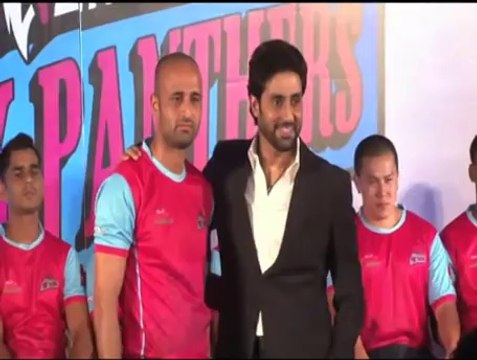 Abhishek Bachchan introduces 'Jaipur Pink Panthers'
