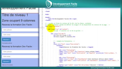 Comment créer des formulaires avec le Framework BootStrap 3