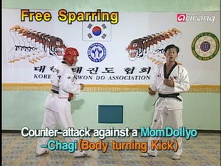 Taekwondo Step by Step Episode 191: Taegeuk 7 Jang - Twio Moomdollyo Huryo-Chagi