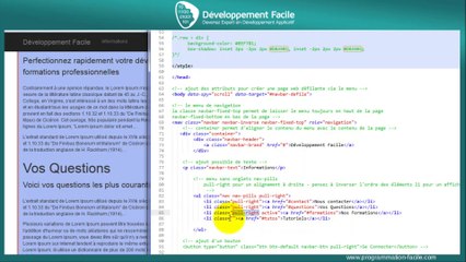Comment créer des menus à onglets avec le Framework BootStrap 3
