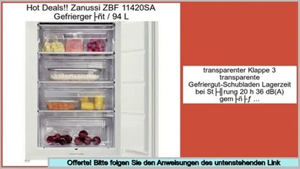 Angebote der Website Zanussi ZBF 11420SA Gefriergerät / 94 L