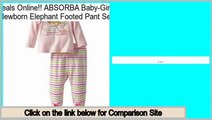 Reports Reviews ABSORBA Baby-Girls Newborn Elephant Footed Pant Set