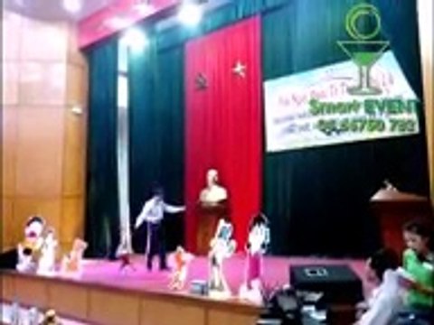 Dịch vụ biểu diễn xiếc khỉ, chó, trăn. - YouTube