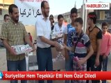 Suriyeliler Hem Teşekkür Etti Hem Özür Diledi