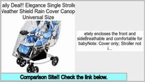Low Prices Elegance Single Stroller Weather Shield Rain Cover Canopy Universal Size