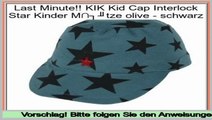 supermarkt KIK Kid Cap Interlock Star Kinder M�tze olive - schwarz