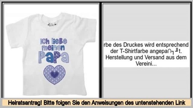 Online Sales Dirty Fingers, Ich liebe meinen papa, Herz, Baby M�dchen T-shirt