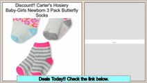 Check Price Carter's Hosiery Baby-Girls Newborn 3 Pack Butterfly Socks