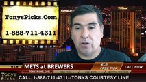 MLB Pick Milwaukee Brewers vs. New York Mets Odds Prediction Preview 7-27-2014