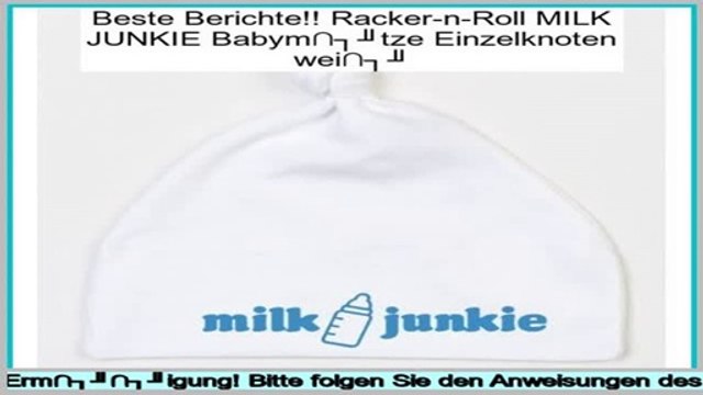 Finden Sie g�nstige Racker-n-Roll MILK JUNKIE Babym�tze Einzelknoten wei�