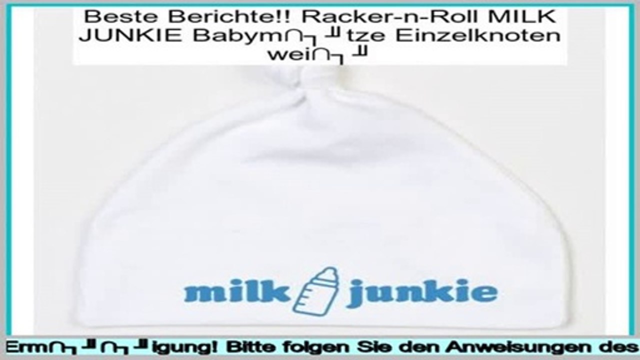 Finden Sie g�nstige Racker-n-Roll MILK JUNKIE Babym�tze Einzelknoten wei�