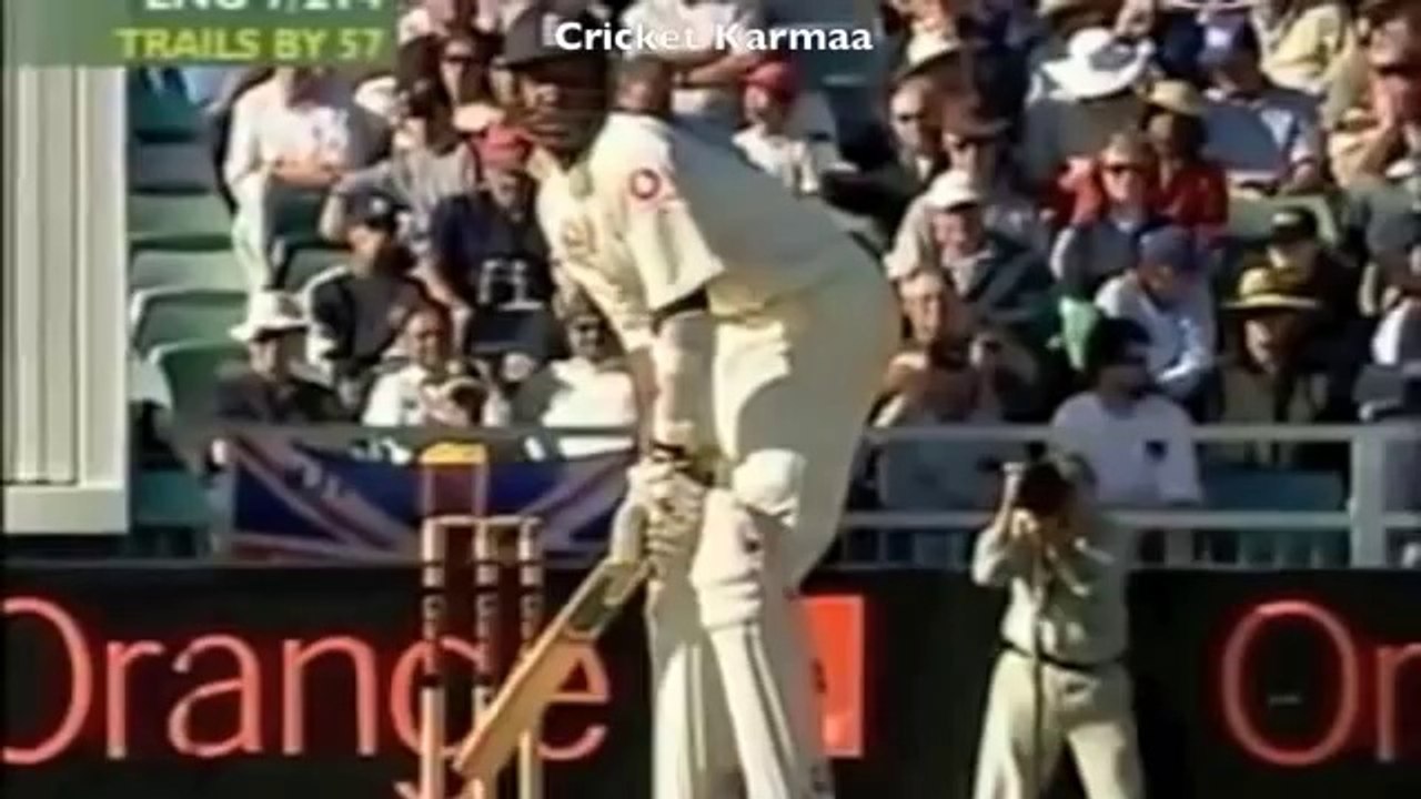 Cricket - Brett Lee Smashes Alex Tudor's Skull