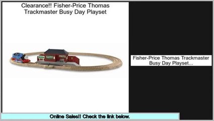Sale Best Fisher-Price Thomas Trackmaster Busy Day Playset